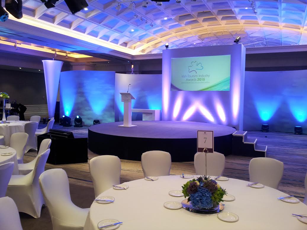 Stage & Backdrop  at the ITIA Awards at Double Tree by Hilton for Advantage Group
