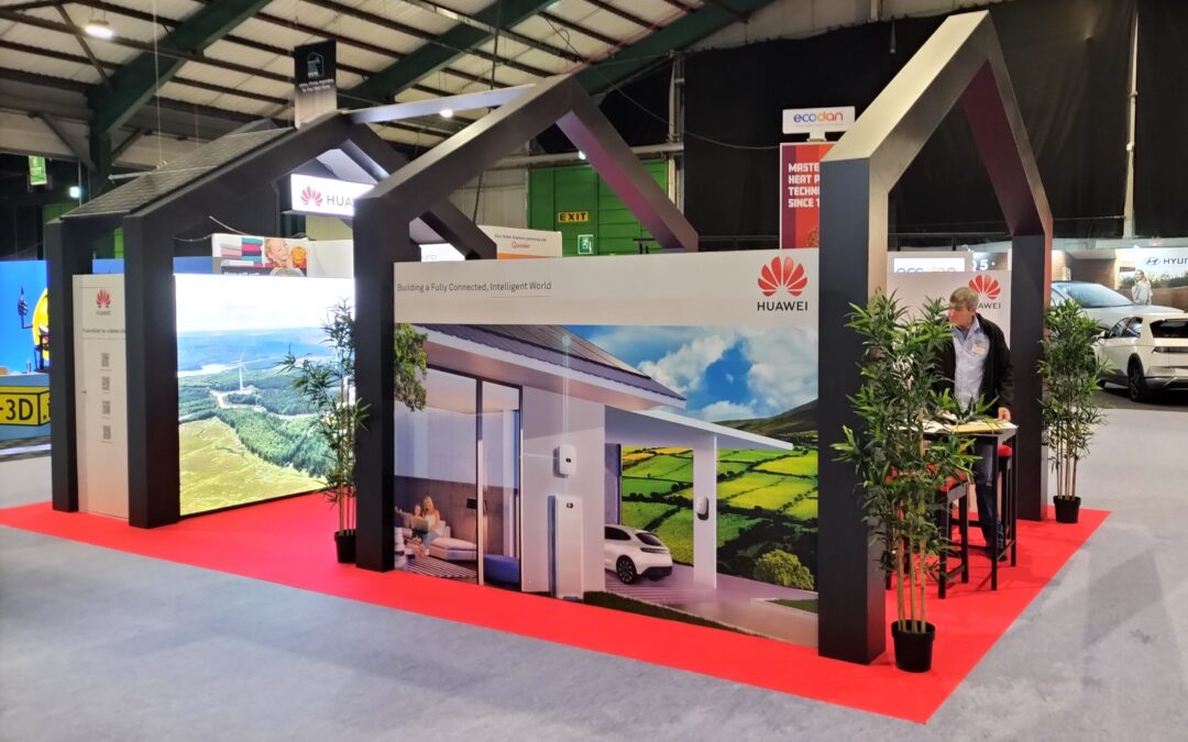 Huawei exhibition stand in association with CSL